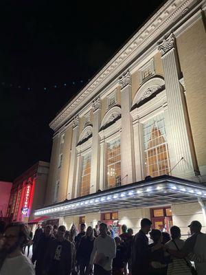 Carolina Theater at night