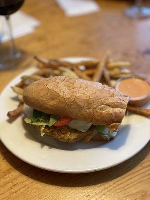 Breaded Chicken Ranch Sandwich