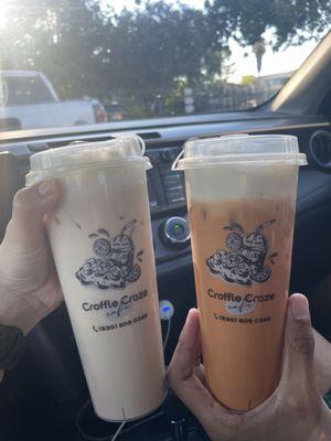 Milk tea and Thai tea