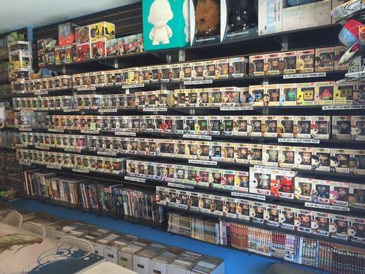 Just one of our 3 walls of Pop Vinyls. The largest selection in Westchester.