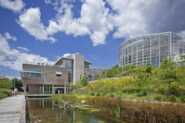 Phipps' Center for Sustainable Landscapes generates all its own energy and captures and treats all water on-site. Photo © Paul g. Wiegman