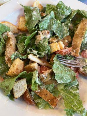 Crispy Chicken Caesar Salad