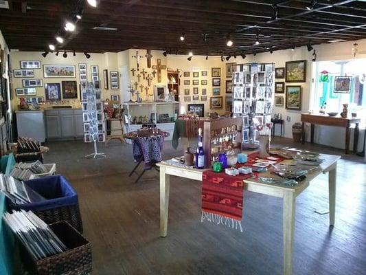 Inside Genuine Southwest Art & Gifts with 29 different local artists