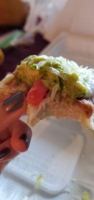 Take a look at the masa & all the goodness they put on top of their sopes including Guac