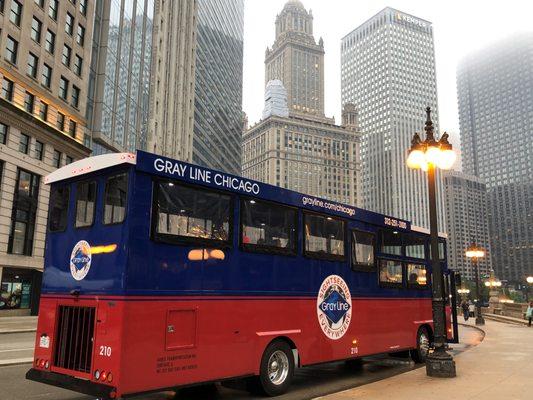 Stadium Trolley on Wacker