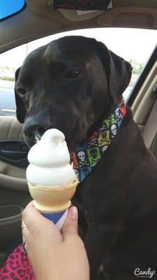 Nothin' better than ice cream on a hot day!