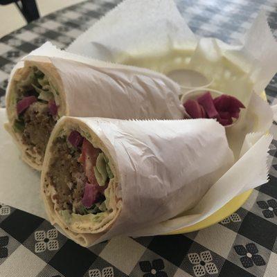 Falafel wrap