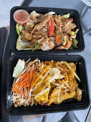 Pad Thai and Drunken Noodle