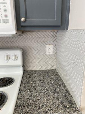 Kitchen backsplash