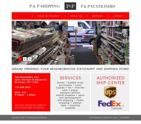 P & P Shipping & Stationers