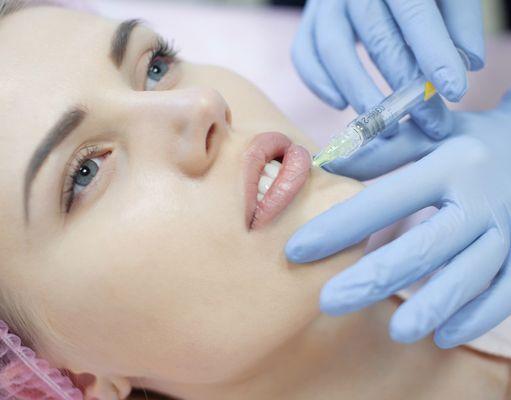 Dermal fillers for lip augmentation and cheek augmentation (to name a few)