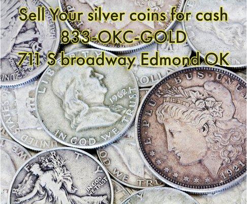 Silver & gold cash buyer pays the highest cash for your silver coins