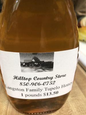 Tupelo honey at about the best price you will find. True tupelo honey doesn't crystallize.