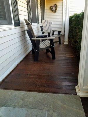 Palope Porch fully Restored after severe surface damage