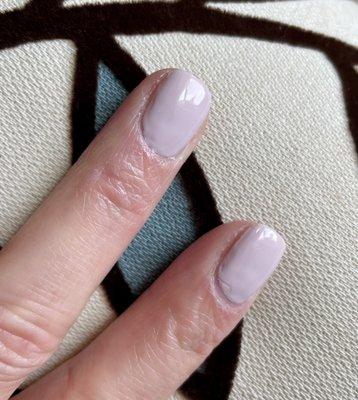 Bad nail polish application!