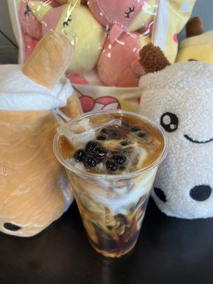 Vietnamese coffee with tapioca