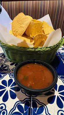 Free Tortella chips and salsa