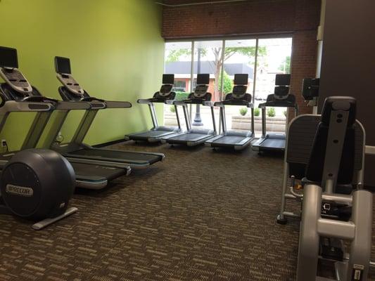 Precor showroom floor for a reason! My gym equipment is beautiful!