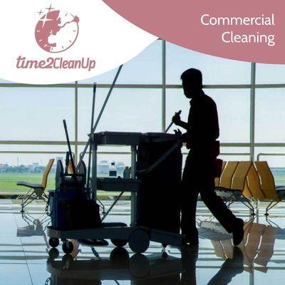 Commercial Cleaning Services by www.Time2cleanup.com