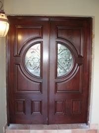 Mahogany Entry Door