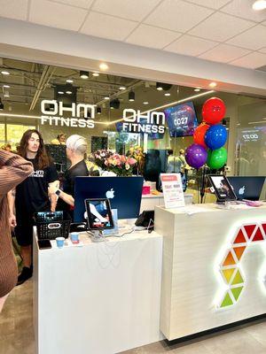 Front desk and open house