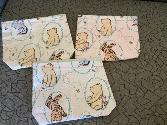 Handmade snack pouches