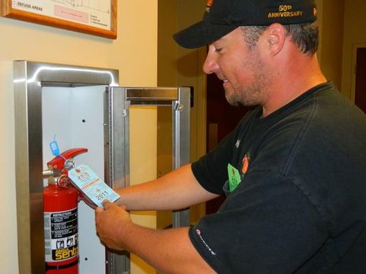 Fox Valley Fire Inspection and Tagging of Portable Fire Extinguishers