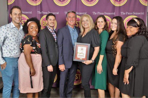 Best Chiropractors 5th year in a row!