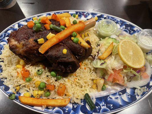 Beef Lamb with Rice