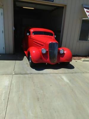 We detailed this 1932 chevy and it won frist place at the classic car show 2016