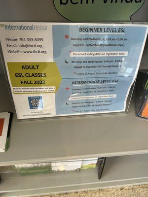 ESL Classes