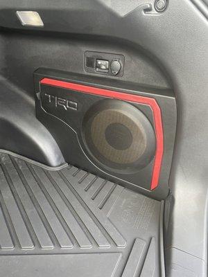 2022 RAV4 custom subwoofer enclosure