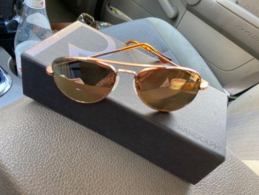 New rose gold prescription shades