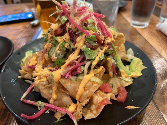 Ahi Poke Nachos