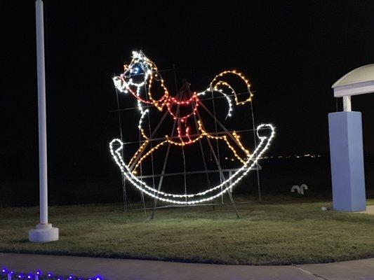 Rocking Horse near the end of the 1 mile walk