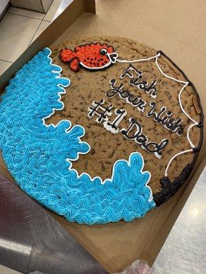 Cookie cake for fathers day