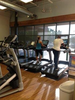 The latest cardio machines with TV and Internet access