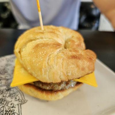 Sausage egg and cheese croissant (3/5)