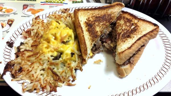 Texas Bacon Cheesesteak Melt with Hashbrown