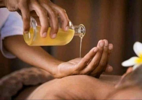 We use arm oil during massage and body treatments