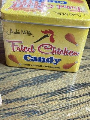 Fried chicken candy, of course.