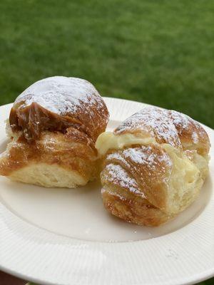 Custard and Dulce de Leche Croissant