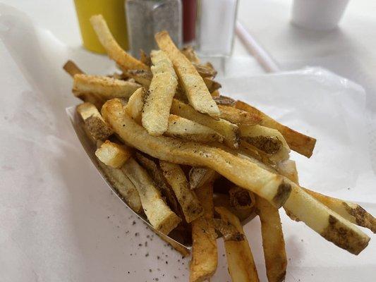 Hand made fries are amazing!