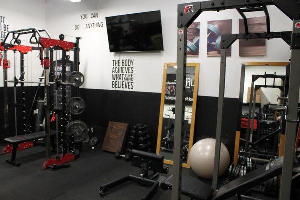 Our personal training room