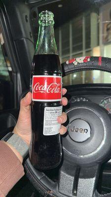 Coke in a glass bottle is magic!