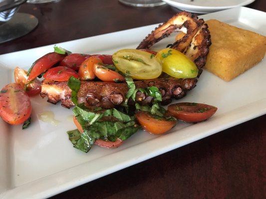 Grilled octopus appetizer