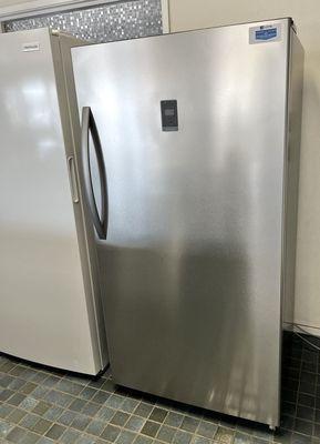 Insignia Upright Freezer in Stainless Steel