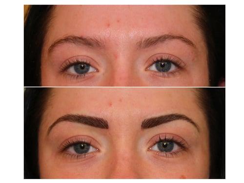 PMU Brows, amy | kernahan studios (Brows will lighten and shrink within the next 7-10 days)