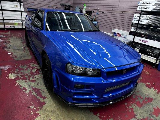 Nissan skyline GTR - full nano ceramic tint