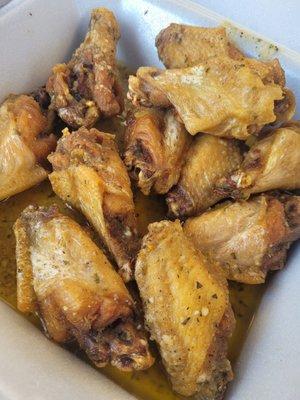 Garlic and parm wings